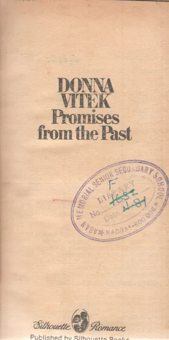 PROMISES FROM THE PAST BY DONNA VITEK