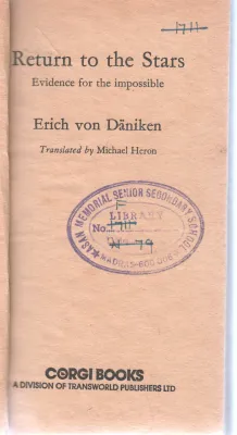 RETURN TO THE STARS BY ERICH VON DANIKEN