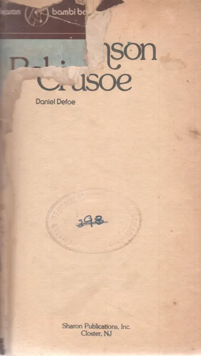 ROBINSON CRUSOE BY DANIEL DEFOE