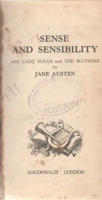 SENSE AND SENSIBILITY BY JANE AUSTEN