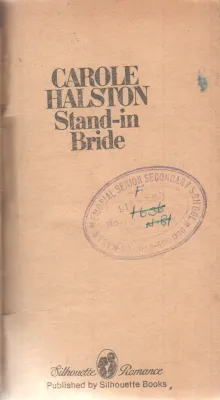 STAND-IN BRIDE BY CAROLE HALSTON