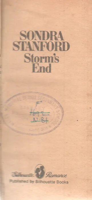 STORM'S END BY SONDRA STANFORD