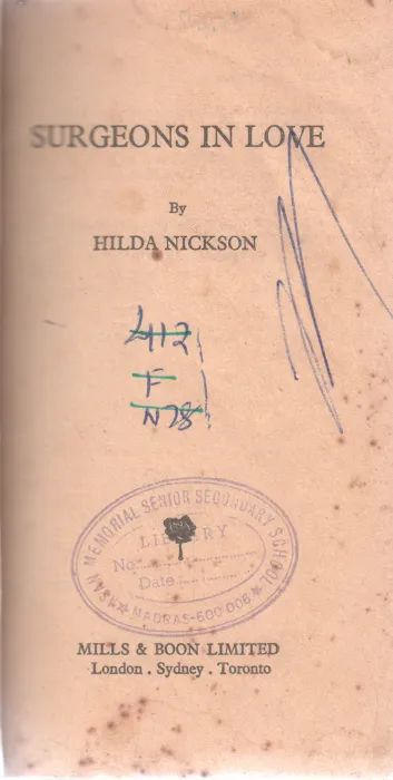 SURGEONS IN LOVE BY HILDA NICKSON