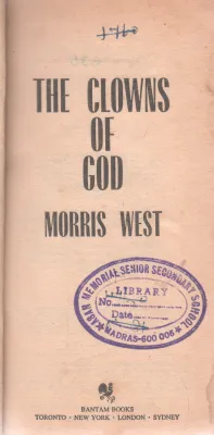 THE CLOWS OF GOD BY MORRIS WEST