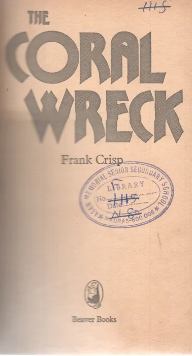 THE CORAL WRECK BY FRANK CRISP