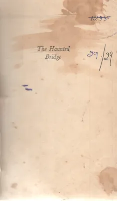THE HAUNTED BRIDGE BY CAROLYN KEENE