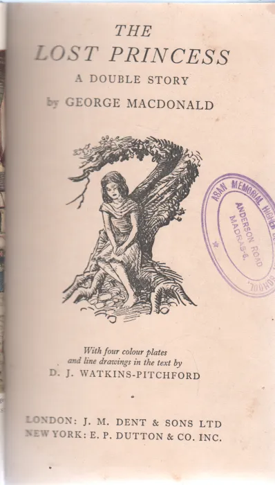 THE LOST PRINCESS BY GEORGE MACDONALD