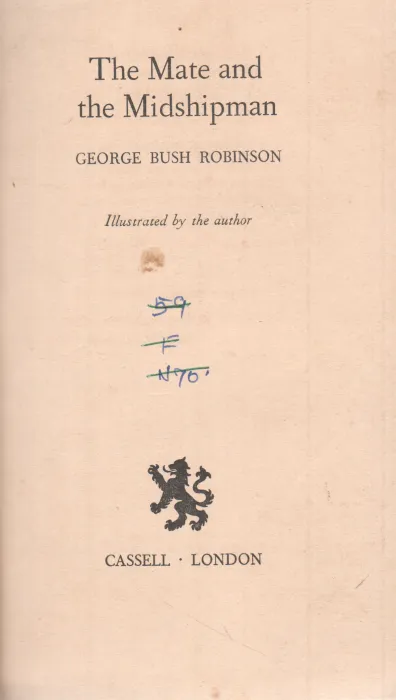 THE MATE AND THE MIDSHIPMAN BY GEORGE BUSH ROBINSON