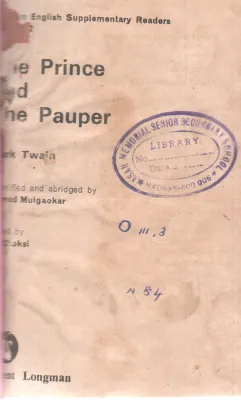 THE PRINCE AND THE PAUPER BY MARK TWAIN