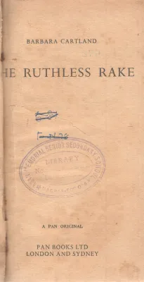THE RUTHLESS RAKE BY BARBARA CARTLAND
