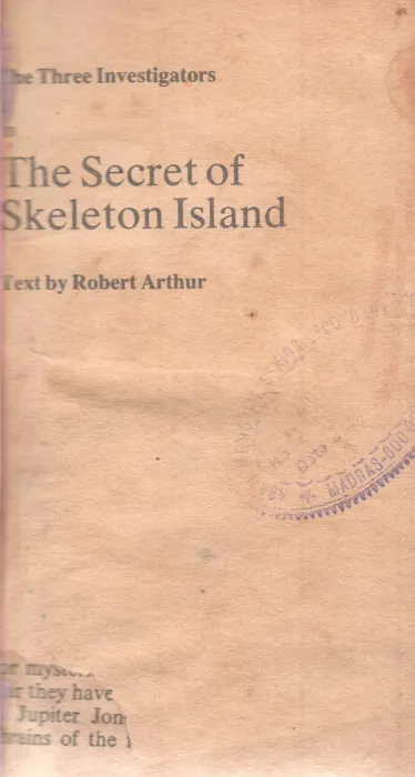 THE SECRET OF SKELETON ISLAND BY ROBERT ARTHUR