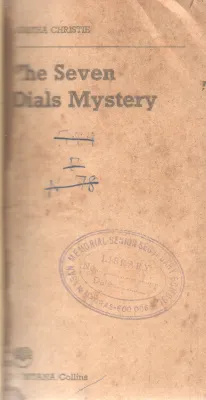 THE SEVEN DIALS MYSTERY BY AGATHA CHRISTIE