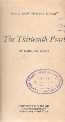 THE THIRTEENTH PEARL BY CAROLYN KEENE