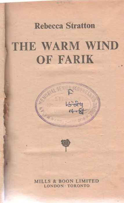 THE WARM WIND OF FARICK BY REBECA STARTON