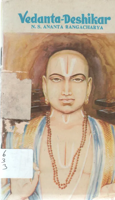 VEDANTA DESHIKAR BY ANANTA RANGACHARYA