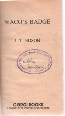WACO'S BADGE BY J T EDSON