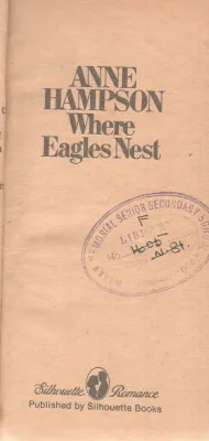 WHERE EAGLES NEST BY ANNE HAMPSON