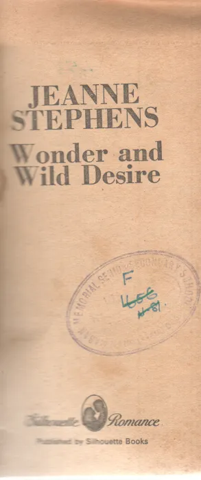 WONDER AND WILD DESIRE BY JEANNE STEPHENS