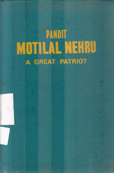 A GREAT PATRIOT BY SHRI FAKHRUDDIN ALI AHMED