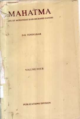 MAHATMA VOLUME 4 BY D G TENDULKAR