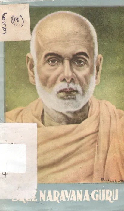 SREE NARAYANA GURU BY NITHYA CHAITANYA YATI