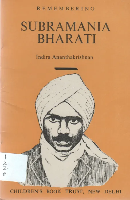 SUBRAMANIYA BHARATHIYAR BY INDIRA ANATHA KRISHNAN
