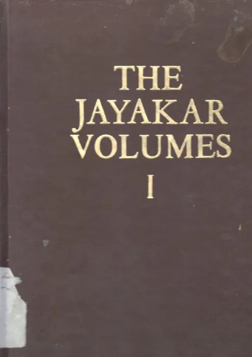 THE JAYAKAR VOLUMES