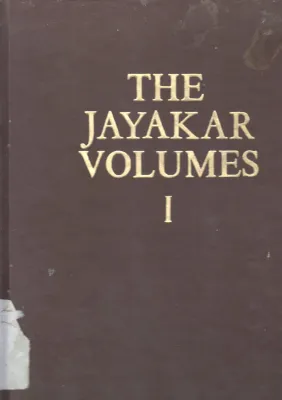 THE JAYAKAR VOLUMES