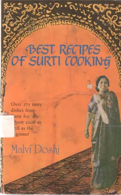 BEST RECIPES OF SURTI COOKING BY MALVI DOSHI