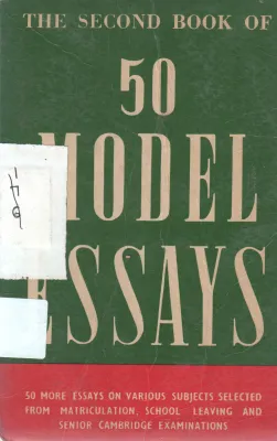 50 MODEL ESSAY
