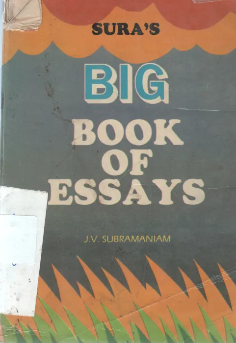 BIG BOOKS OF ESSAY BY J V SUBRAMANIAM