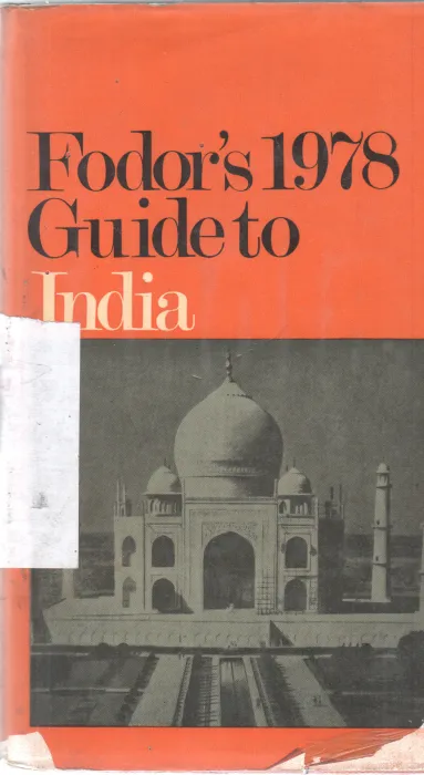 1978 GUIDE TO INDIA BY FODOR