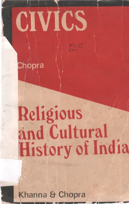 CIVICS RELIGIOUS AND CULTURALS OF INDIA BY KHANNA AND CHOPRA