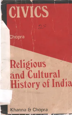 CIVICS RELIGIOUS AND CULTURALS OF INDIA BY KHANNA AND CHOPRA
