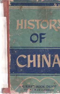 HISTORY OF CHINA