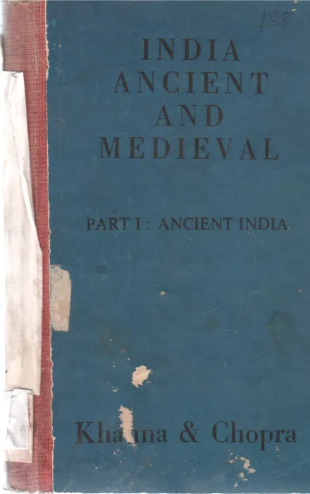 INDIA ANCIENT AND MEDIEVAL BY KHANNA CHOPPRA