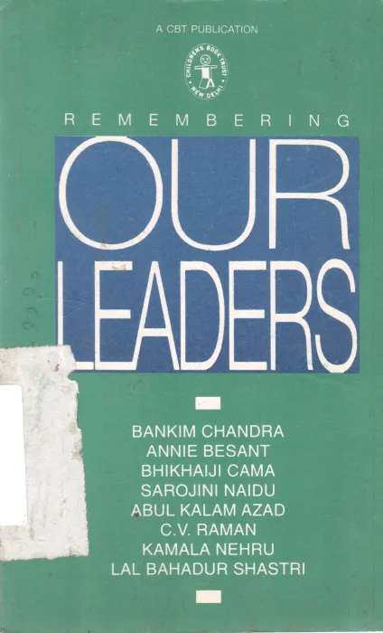 OUR LEADERS BY BANKIM CHANDRA