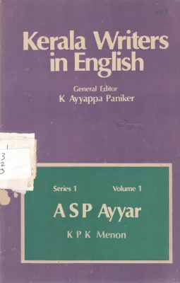 KERALA WRITERS IN ENGLISH BY K P K MENON