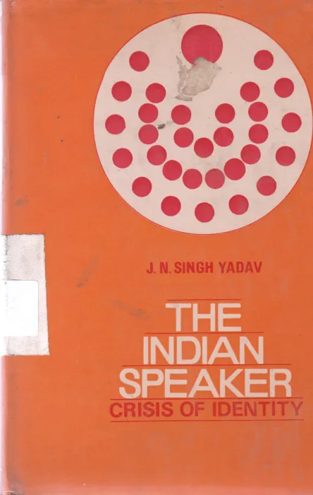 THE INDIAN SPEAKER BY J.N. SINGH YADAV