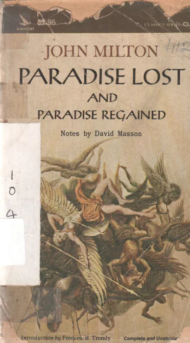 PARADISE LOST AND PARADISE REGAINED BY DAVID MASSON