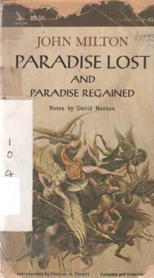 PARADISE LOST AND PARADISE REGAINED BY DAVID MASSON