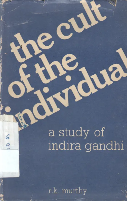 THE CULT OF THE INDIVIDUAL BY R.K MURTHY