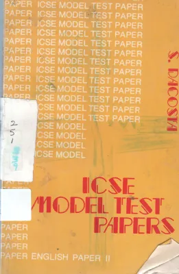 ICSE MODEL TEST PAPER BY DAOOSTA