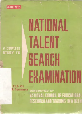 NATIONAL TALENT SEARCH EXAMINATION