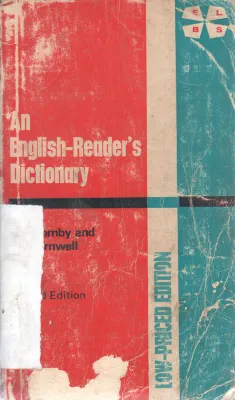 AN ENGLISH REALER'S DICTIONARY