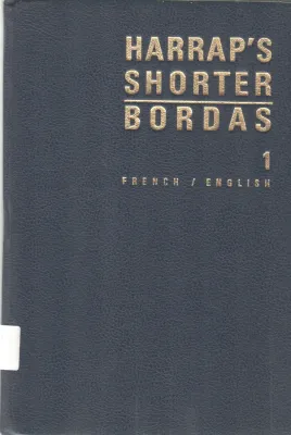 FRENCH AND ENGLISH DICTIONARY BY J.E. MANSION