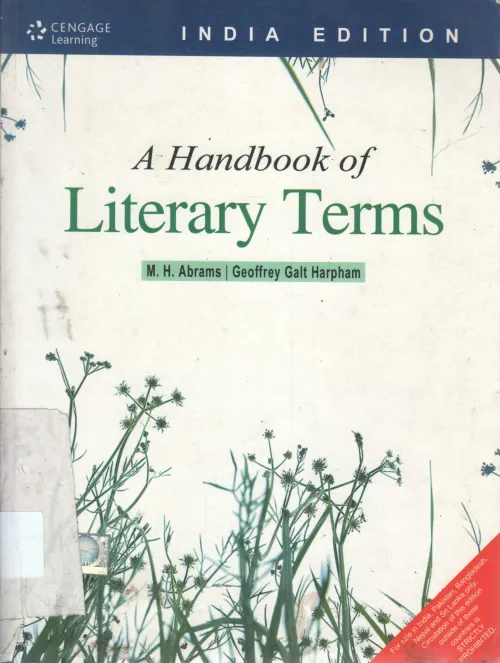 A HANDBOOK OF LITERACY TERMS BY M.H ABRAMS