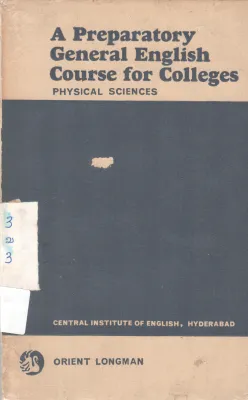 A PREPARATORY GENERAL ENGLISH COURSE FOR COLLEGES