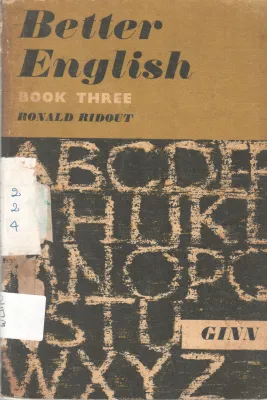 BETTER ENGLISH BY RONALD RIDOUT