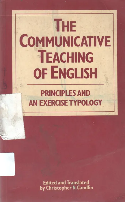 COMMUNICATIVE TEACHING OF ENGLISH